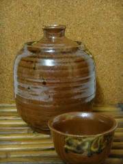Sake warmer (Black, Tokkuri with bucket) 150ml Sake warmer (Black, Tokkuri with bucket) 150ml