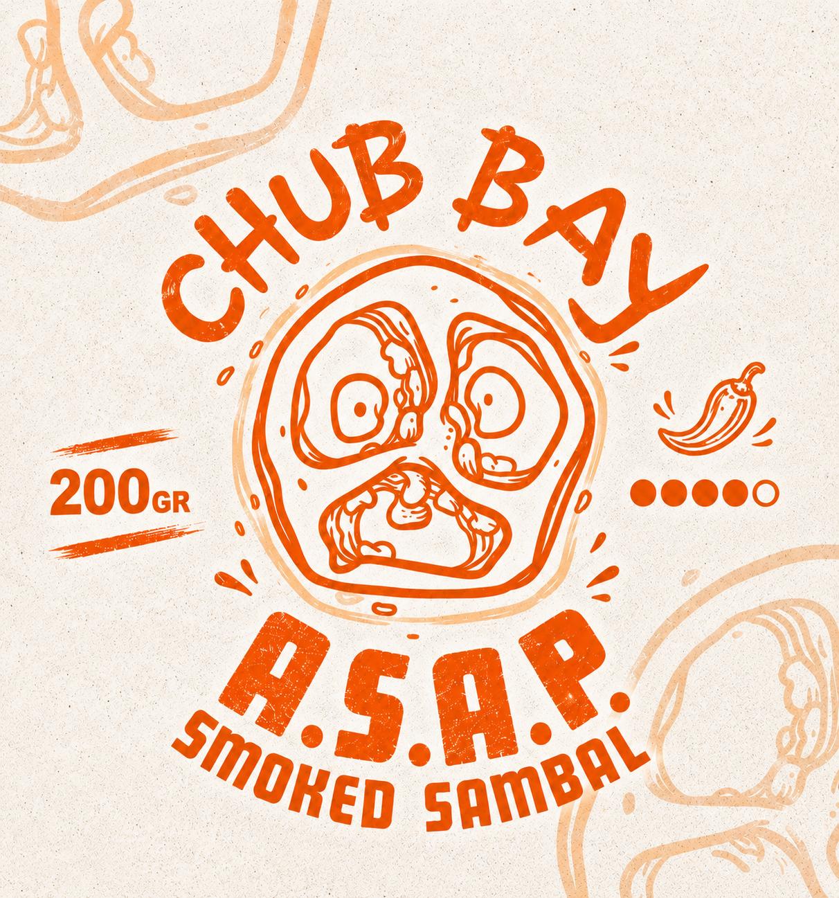 Chub-bay : Sambal Asap - smoked sambal 200g