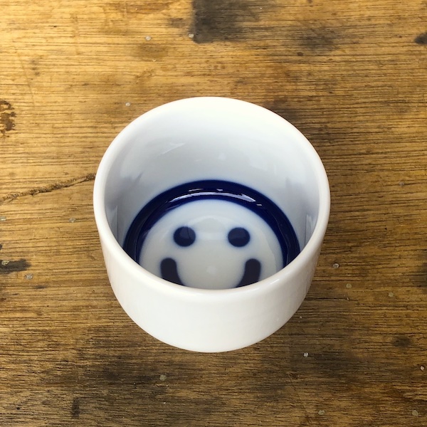Mini Kiki-choko (tasting cup) - Smile mark - Click Image to Close