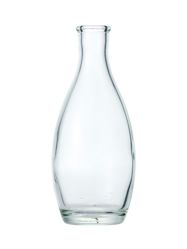 Tokkuri (clear glass, blank) 180ml - Click Image to Close